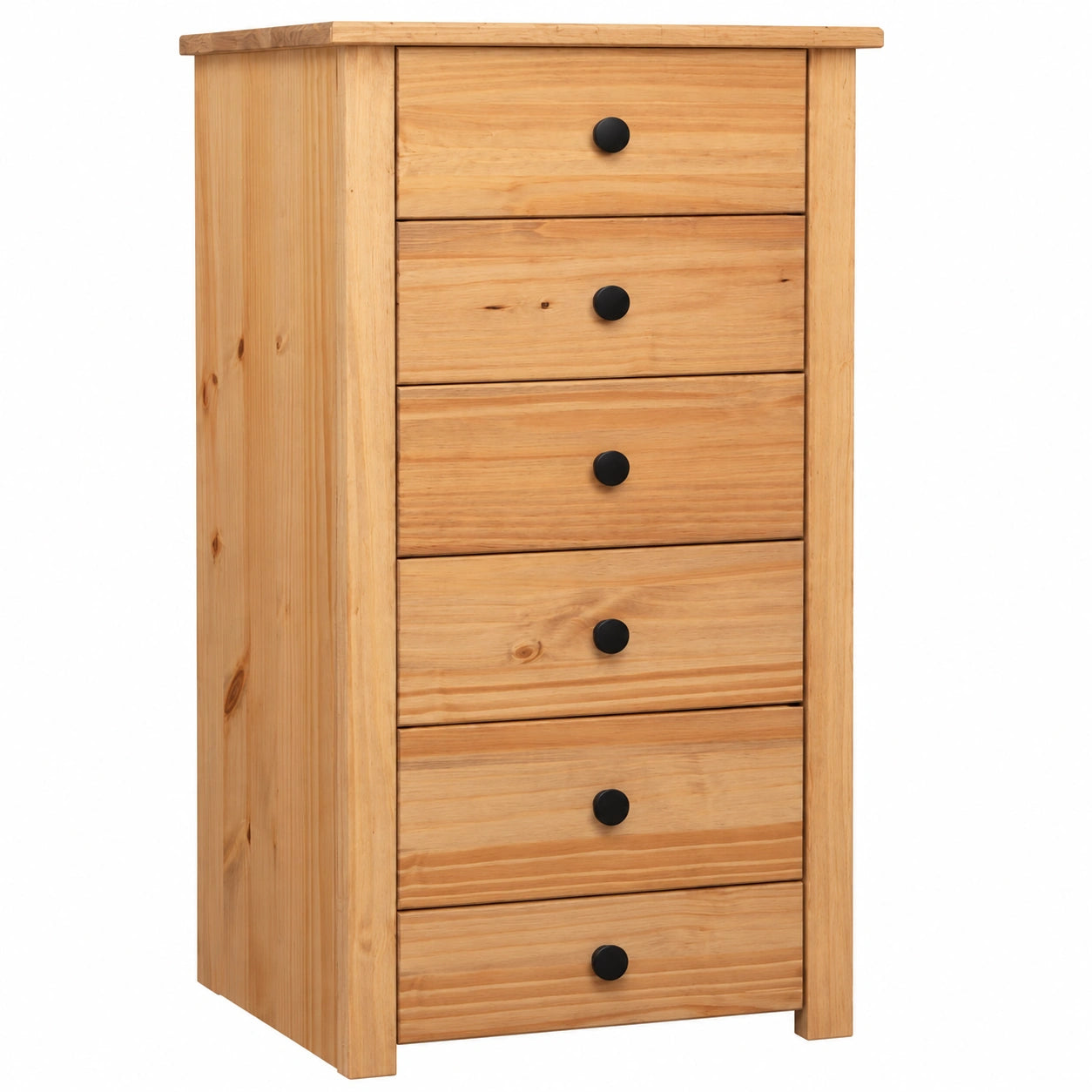 Sideboard – 46 × 40 × 89 cm, mit Schubladen, aus Kiefernholz