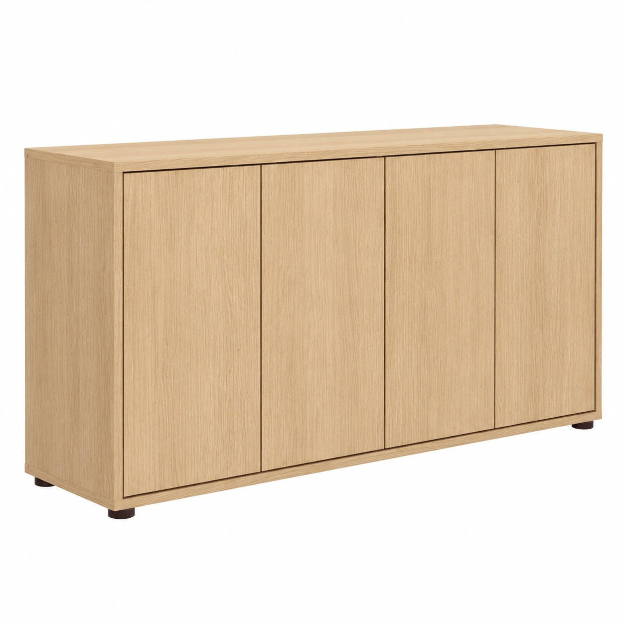 Kommode – 136 × 73 cm, moderner Stil, mit mehreren Türen, aus Eichenholz und Holz