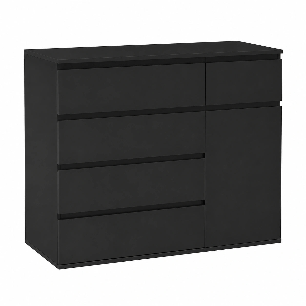 Kommode – Schwarz, für Schlafzimmer