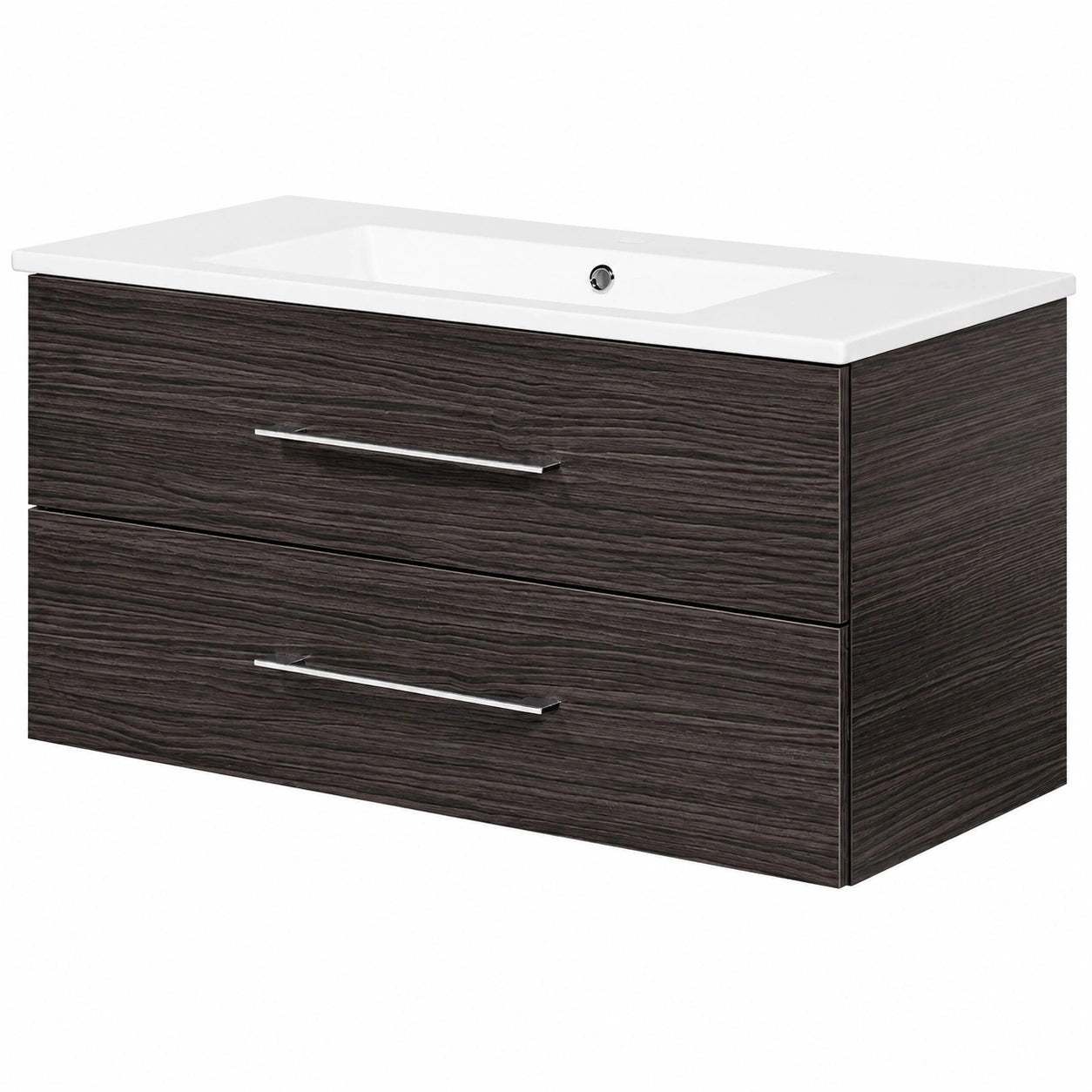 Waschtischunterschrank – 103 × 49 × 48 cm, Anthrazit