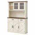 Sideboard – 39,5 × 106,5 × 180,6 cm, Landhausstil, mit Schubladen, mit Ablagen