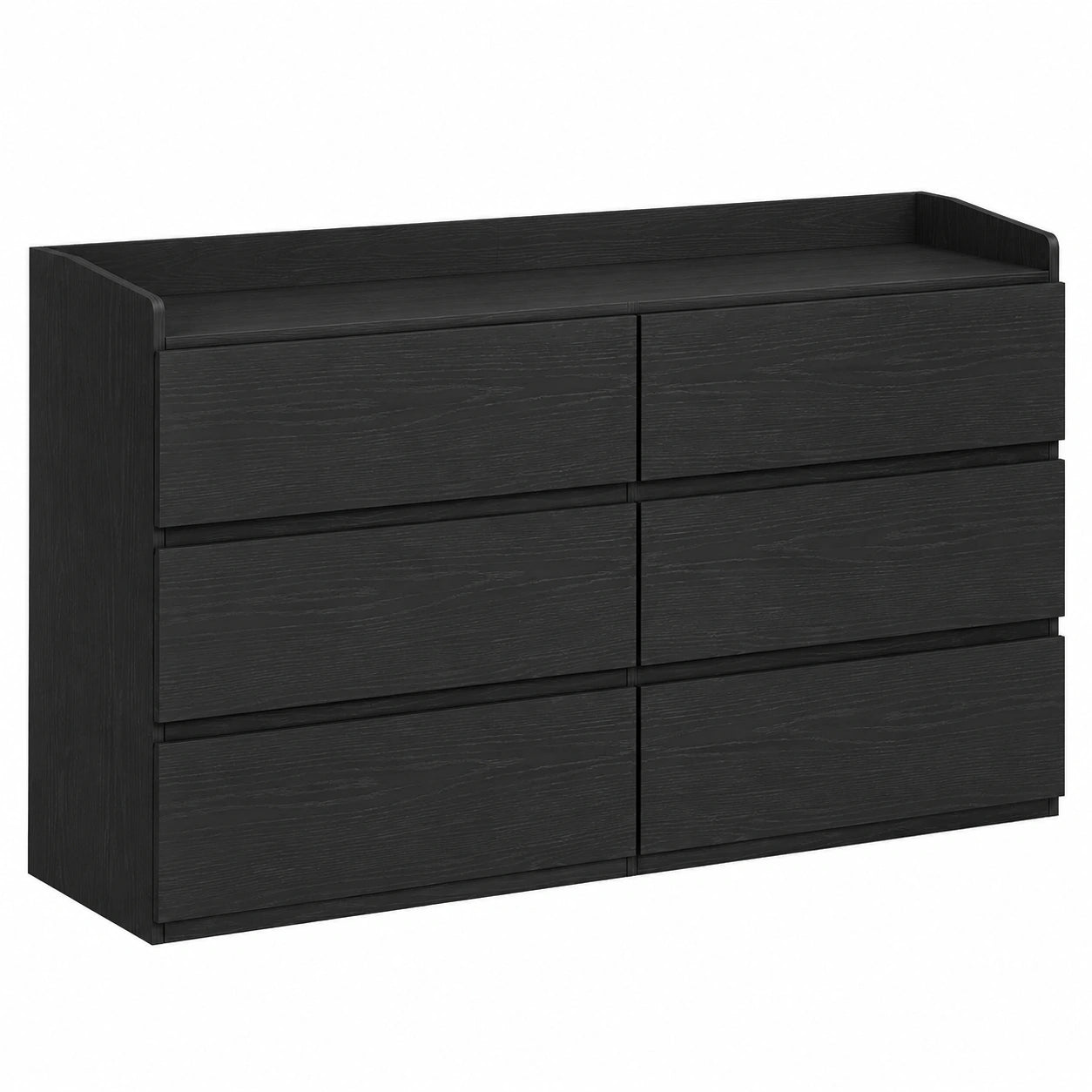 Kommode – 40 × 138 × 84 cm, mit Schubladen, Schwarz