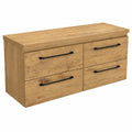 Badschrank – 120 × 39 × 51,5 cm, mit Schubladen, für Badezimmer