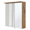 Spiegelschrank – 60,5 × 16 × 72,3 cm, Landhausstil, aus Eichenholz