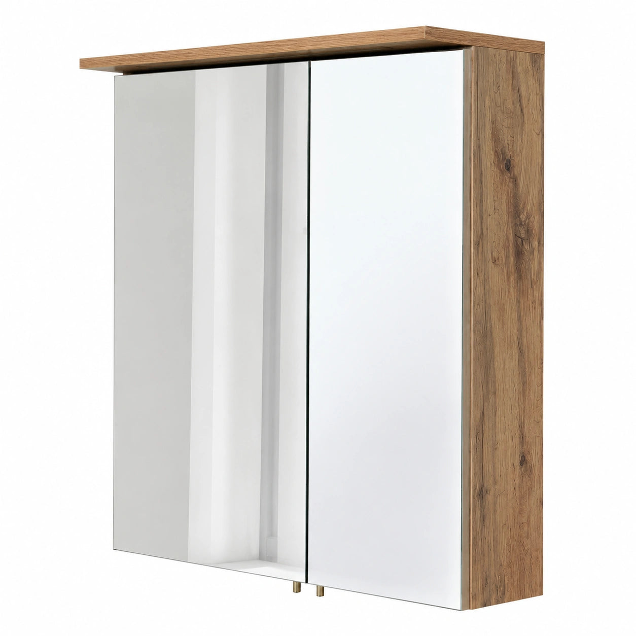 Spiegelschrank – 60,5 × 16 × 72,3 cm, Landhausstil, aus Eichenholz