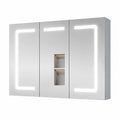 Spiegelschrank – 90 × 60 cm, Grau, für Badezimmer