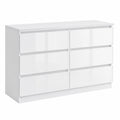 Kommode – mit Stauraum, mit Schubladen, Schwarz und Weiß, für Wohnzimmer, Büro und Flur